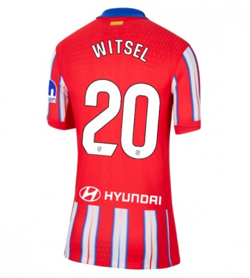 Atletico Madrid Axel Witsel #20 Primera Equipación Mujer 2024-25 Manga Corta